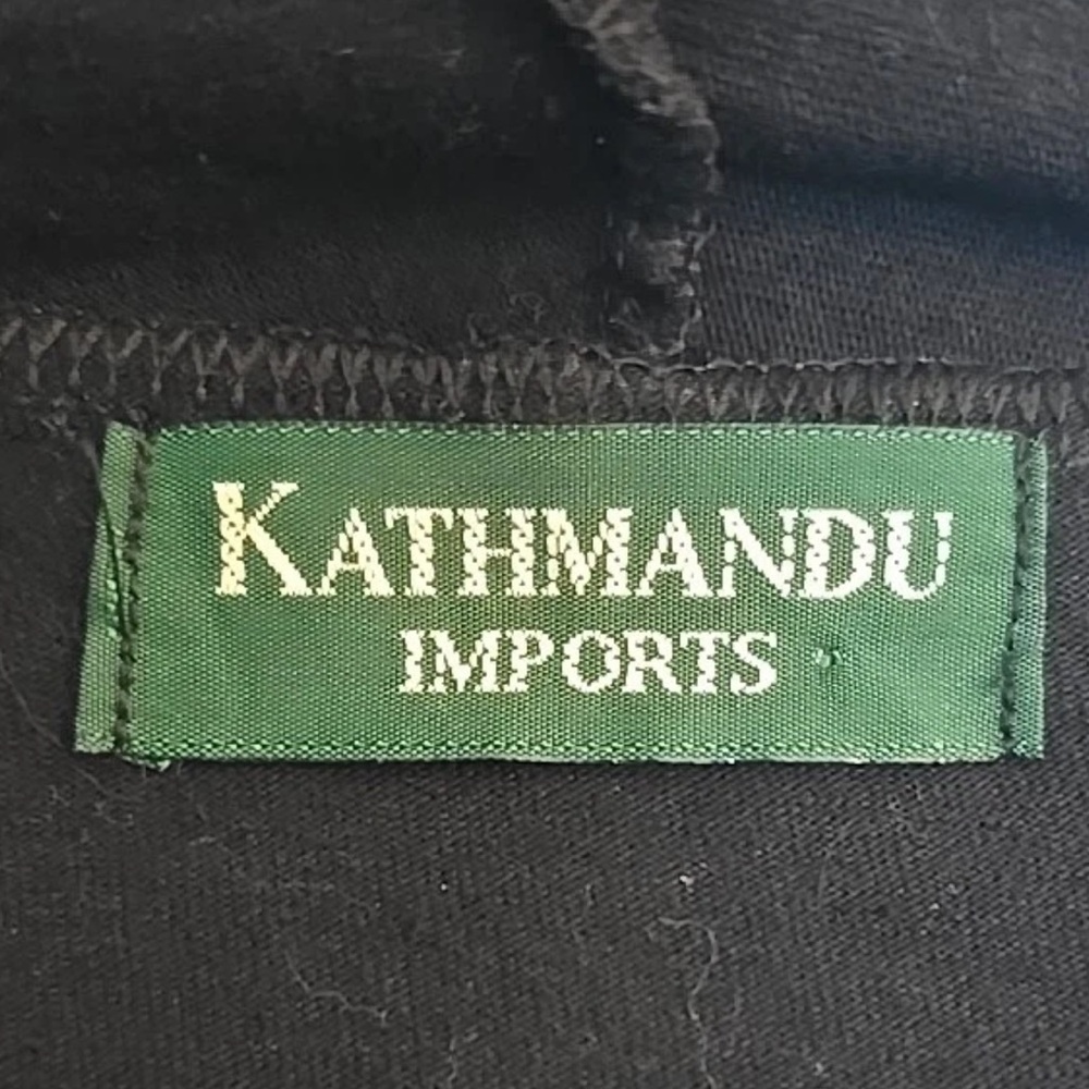 Kathmandu Imports Tie Dye Black Open Front Duster - Picture 10 of 11